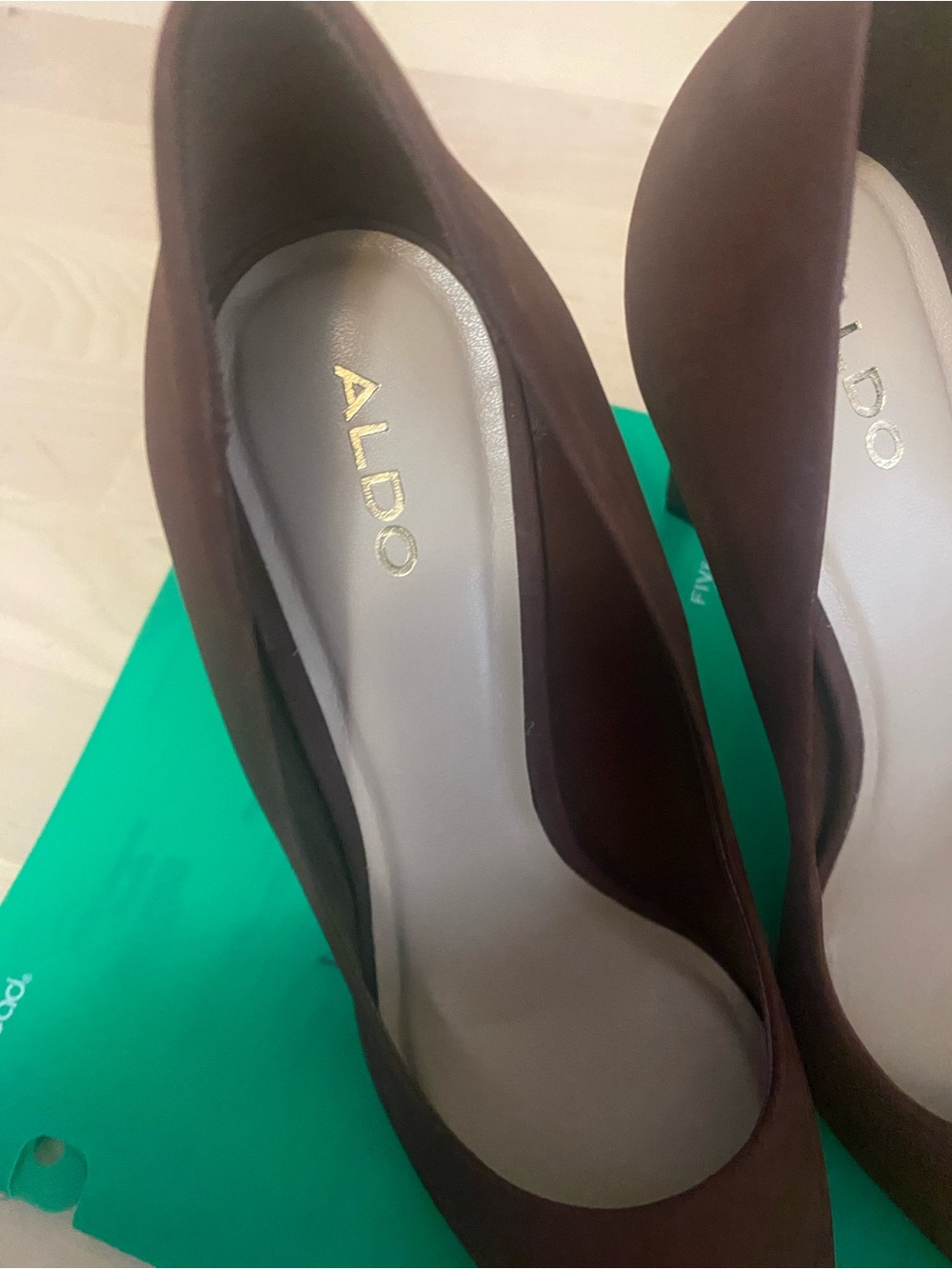ALDO Women's Brown Pointed-Toe Pumps - Picture 3 of 11